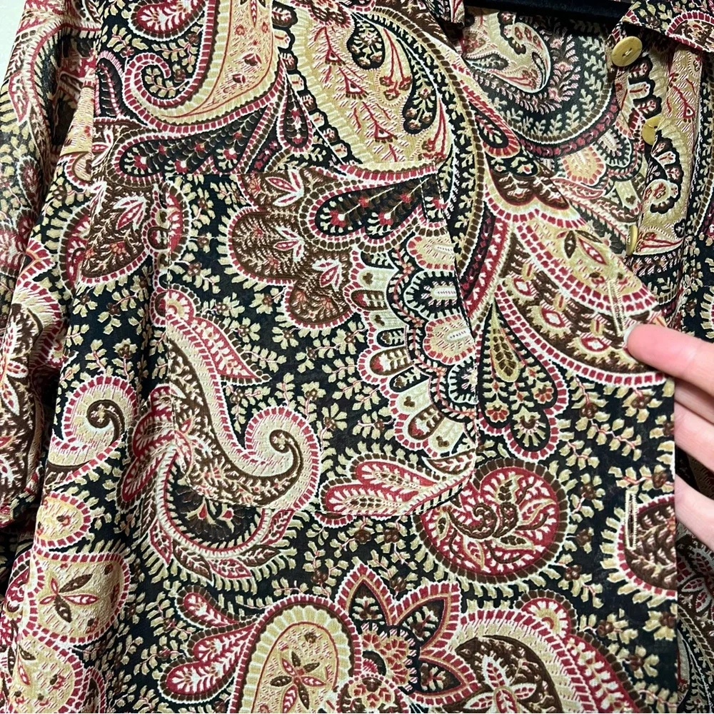 Jaeger button blouse - Picture 6 of 12